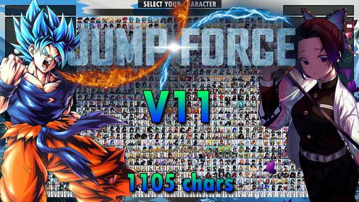 Jump Force Mugen V11 – 1105 Characters (Gold Edition) 