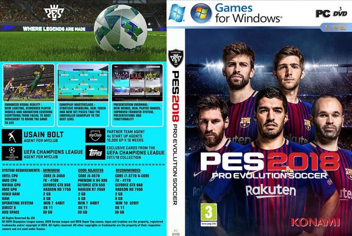 Pro Evolution Soccer 2018 [PC] [RePack]